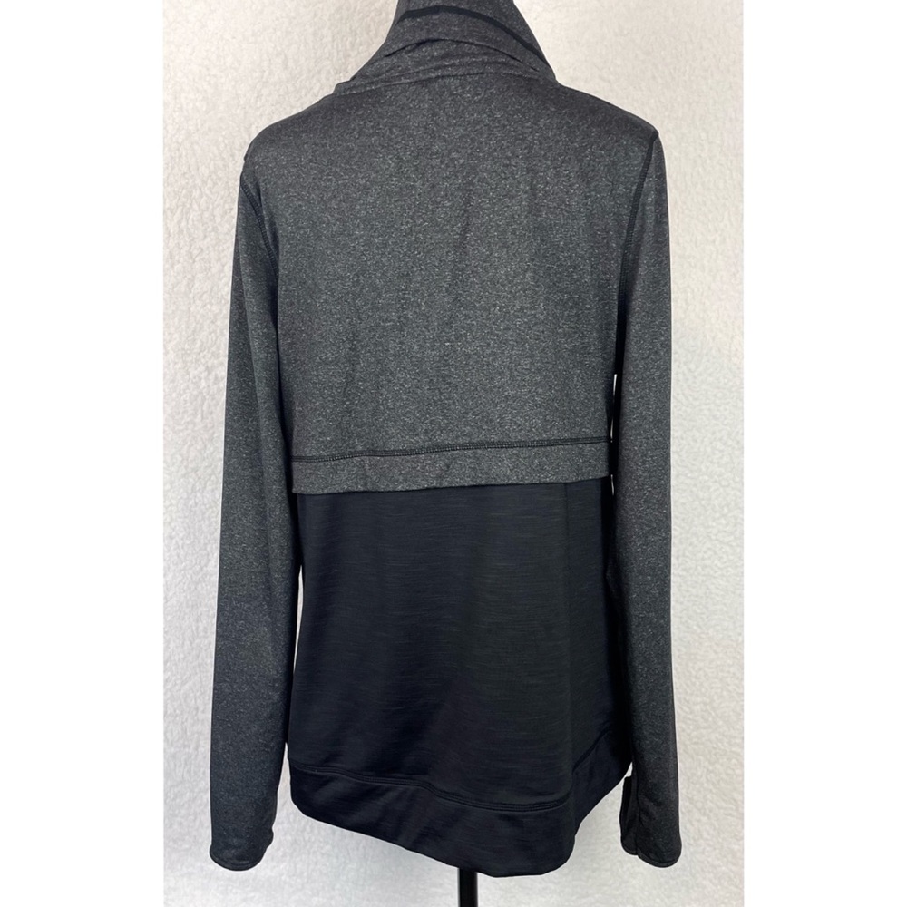 COTTON ON BODY • Black/Grey Pullover Cowl-neck Athletic Sweater, M - Picture 6 of 14